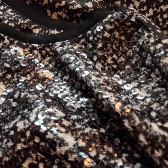 NWT Ann Taylor Sequin shimmery Dressy Tank - Picture 3 of 7